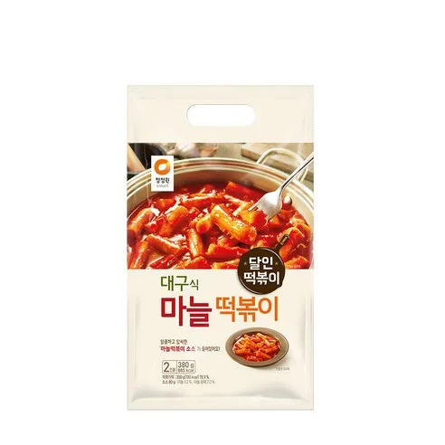 청정원 마늘 떡볶이  380g, 1개