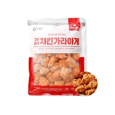 고추바삭 치킨가라아게 아워홈 1kg X 2개, 1kg, 2개