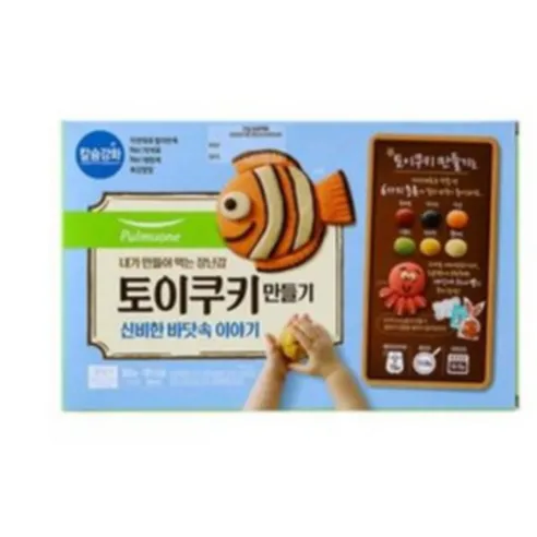 풀무원 [풀무원]토이쿠키만들기 300g (신비한 바닷속 이야기), 구성품, 300g, 1개