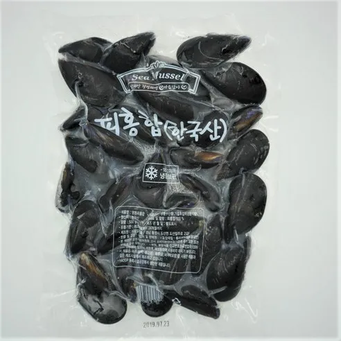 바다의품격 청정해역 국내산 냉동 자숙피홍합 1kg(500g 2개 진공포장), 1kg, 1개