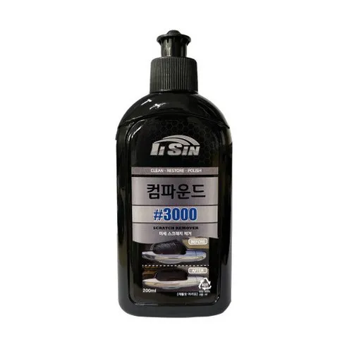 일신 컴파운드 3000방 200ml 자동차 기스 스크레치 흠집 광택 코팅, 200ml, 1개