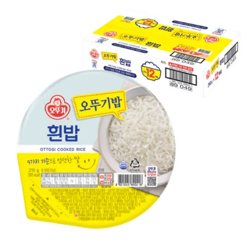 오뚜기 맛있는 오뚜기밥, 210g, 12개