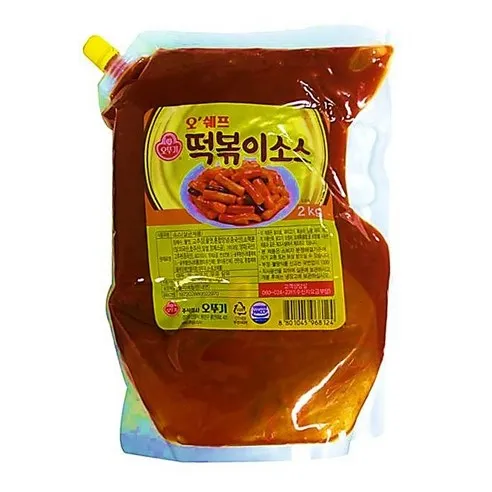 오뚜기 오쉐프 떡볶이소스 2kg, 2kg, 1개