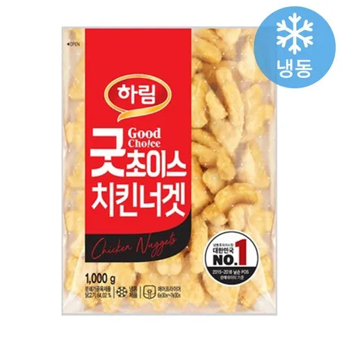 하림 굿초이스 치킨너겟, 1kg, 1개