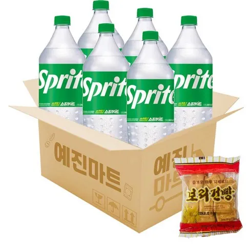 [예진마트] 스프라이트 1.5L 6PET, 1.5L, 6개