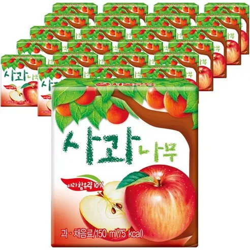 서울우유 사과나무150ml, 150ml, 24개