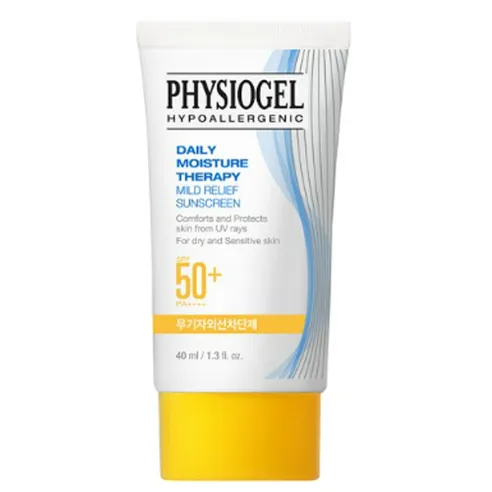 피지오겔 데일리 모이스쳐 테라피 UV 무기자차 마일드 릴리프 선스크린 SPF50+ PA++++, 40ml, 1개