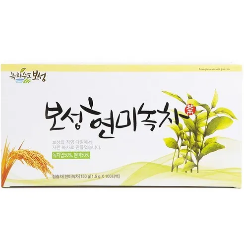 대한다업 보성 현미녹차 티백, 1.5g, 100개입, 1개