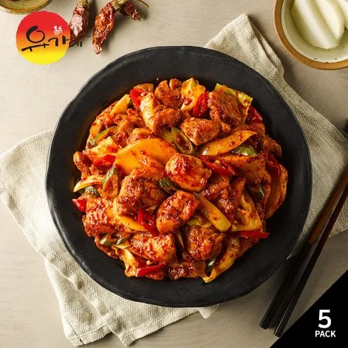 유가네 닭갈비 600g x 5팩