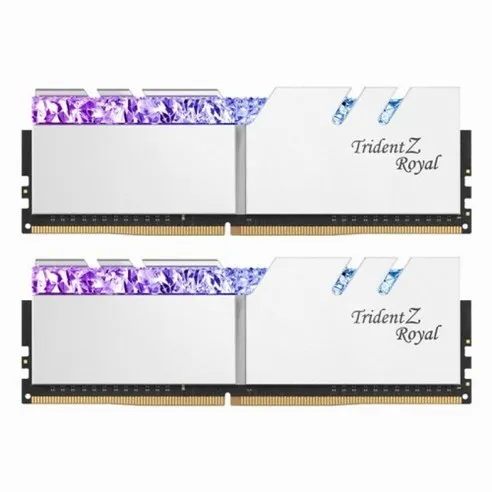 지스킬 DDR4 8GB TRIDENT Z ROYAL 램 데스크탑용 SILVER PC4-28800 CL18 2p