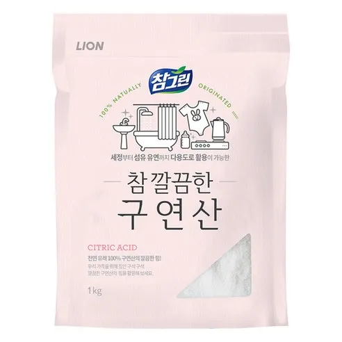 참그린 참 깔끔한 구연산 주방세제 파우치, 1kg, 1개