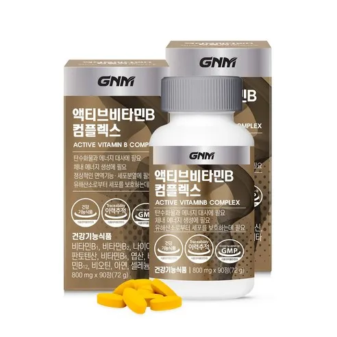 GNM자연의품격 액티브 비타민 B 콤플렉스, 90정, 2개