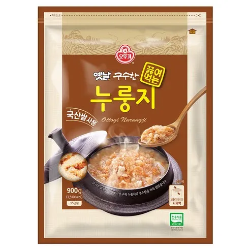 오뚜기 구수한 끓여먹는 누룽지, 900g, 1개