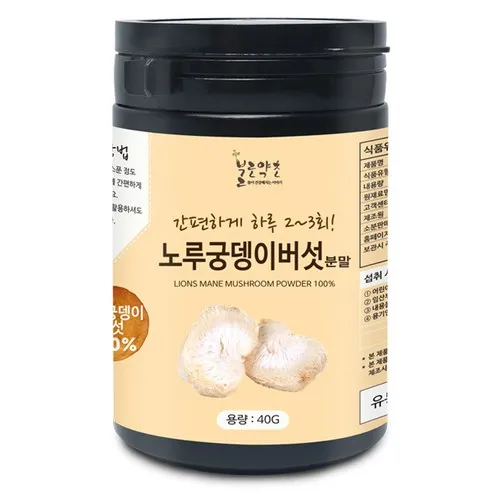 노루궁뎅이버섯 분말, 40g, 1개