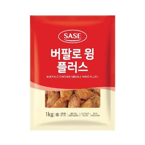 사세 버팔로윙 1kg 에어프라이 닭날개 튀김, 1kg, 1개