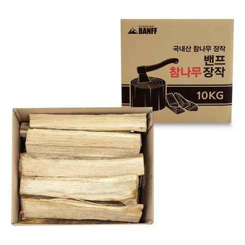 밴프 참나무 장작 CT026, 10kg, 1개