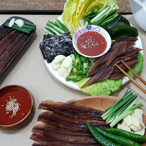 해탕 과메기 야채세트 [백종원 맛남의 광장]~포항 구룡포과메기, (야채세트 10마리..., 1박스