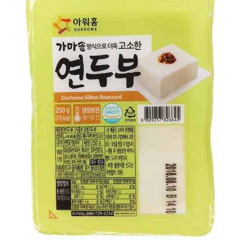 아워홈 연두부 250g x 6개입 아이스박스, 250g, 6개