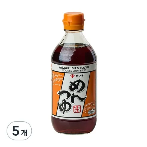 야마끼 멘 쯔유, 500ml, 5개