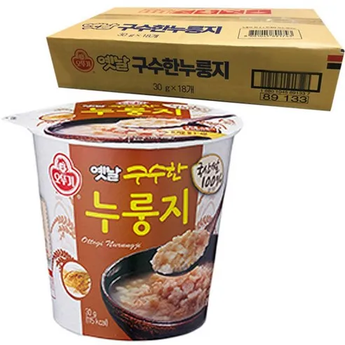 오뚜기 옛날 구수한 누룽지 30g, 30g, 18개