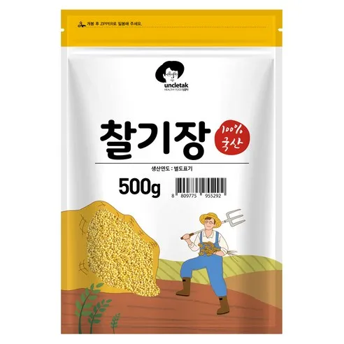 엉클탁 2023년산 햇곡 국산 찰기장, 500g, 1개