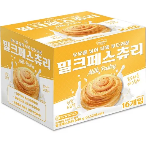 밀크페스츄리 16p, 640g, 1개